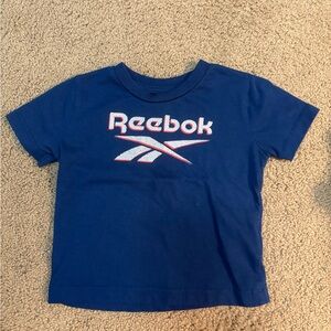 Reebok Kids Blue Tee with Red & White Logo